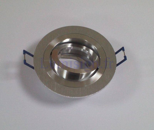 Spot encastrable Spot encastrable orientable alu brossé rond Miidex Lumisign