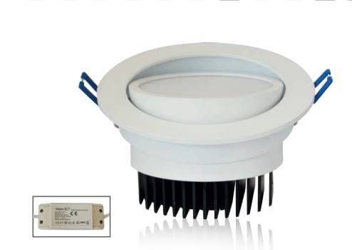 Spot encastrable Spot encastrable orientable LED COB 12W éclairage neutre Miidex Lumisign