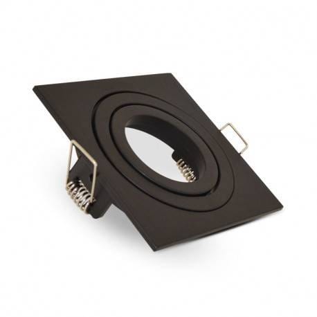 Spot encastrable Spot encastrable orientable noir carré Miidex Lumisign