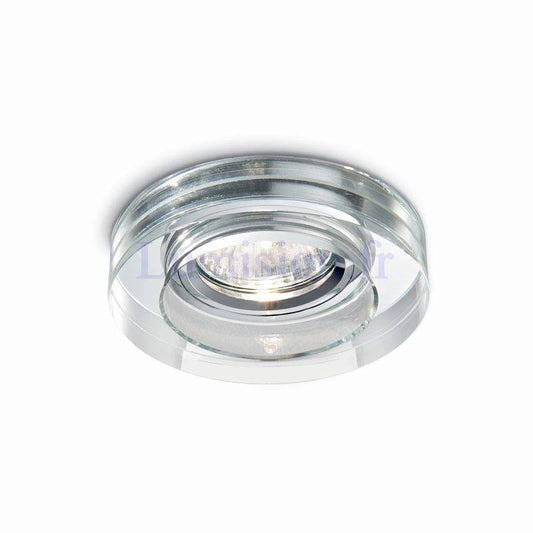 Spot encastrable Spot encastrable rond en verre BLUES transparent Idéal-lux Lumisign