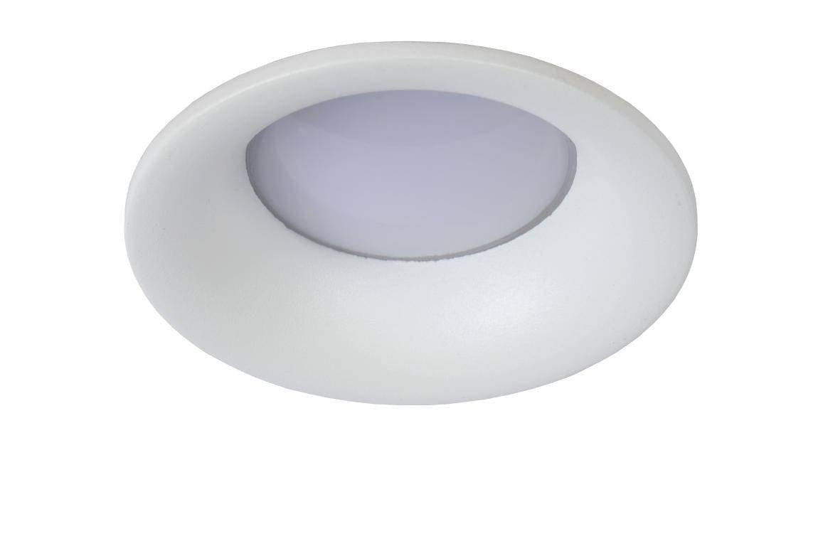 Spot encastrable Spot encastrable salle de bain ZIVA blanc rond IP44 Lucide Lumisign