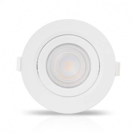Spot encastrable Spot LED encastrable orientable blanc 18W éclairage neutre Miidex Lumisign