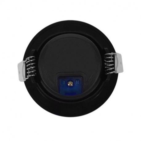 Spot encastrable Spot noir encastrable orientable LED COB 10W éclairage chaud Miidex Lumisign