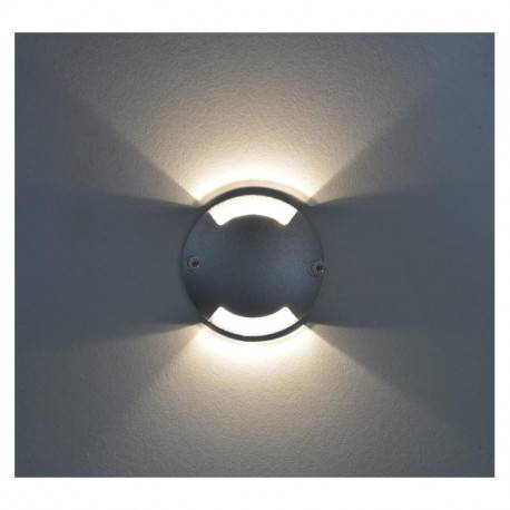 Spot sol Spot sol extérieur LED 12 volts rond 2 diffuseurs en saillie Miidex Lumisign