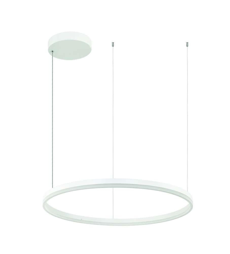 Suspension Suspension cercle LED Zambelis 20263 blanche Ø 80 cm Zambelis Lumisign