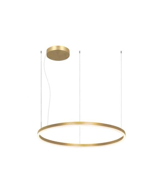 Suspension Suspension cercle LED Zambelis 22239 or mat Ø 60 cm Zambelis Lumisign