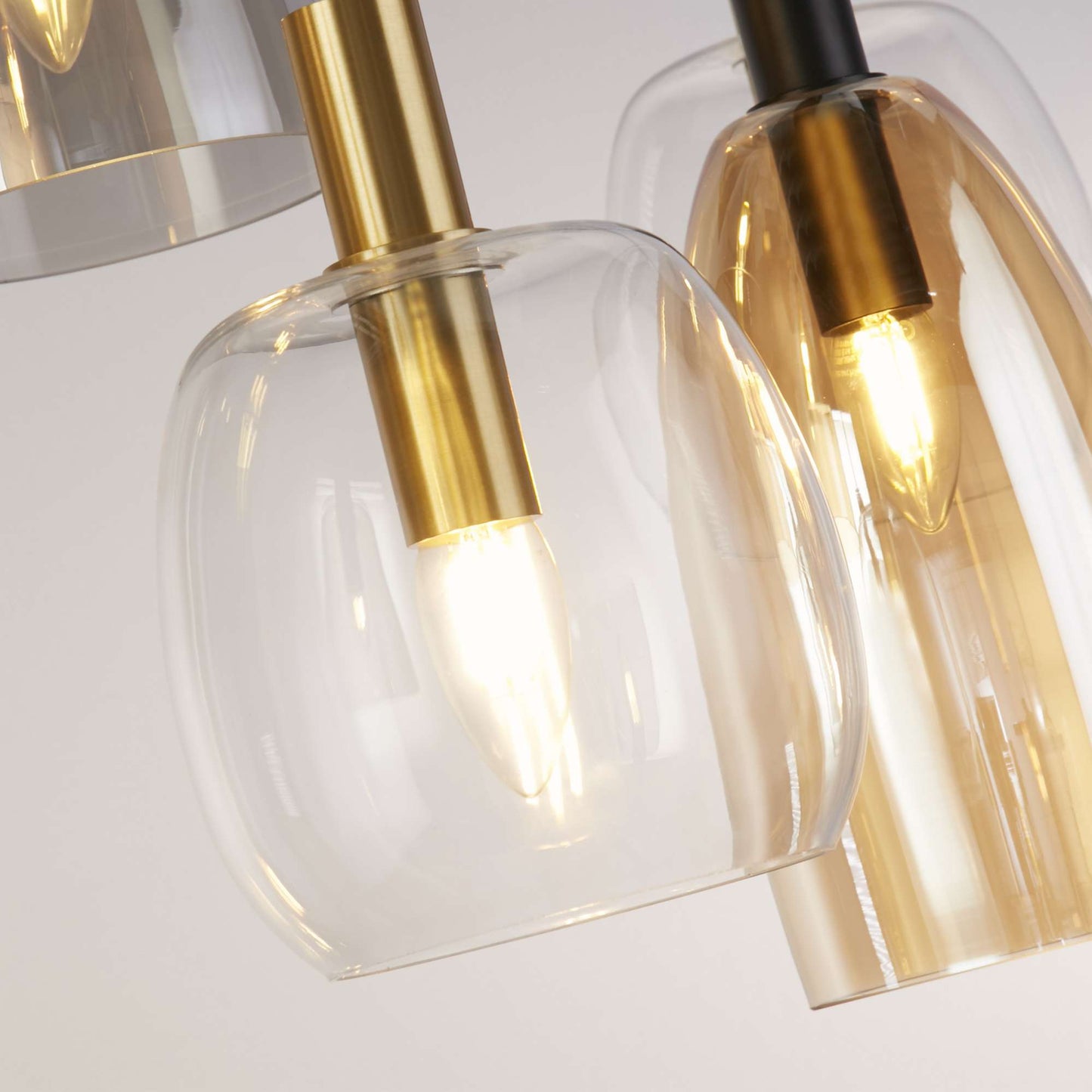 Suspension Suspension contemporaine DIVINE 6 lampes Marque Searchlight Lumisign