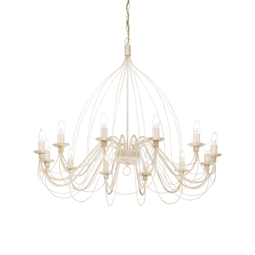 Suspension CORTE - SP12 blanche effet antique - Suspension - Lumisign