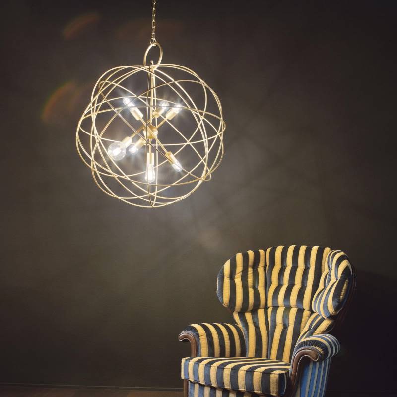 Suspension Suspension KONSE SP6 Ø 600 mm Idéal-lux Lumisign