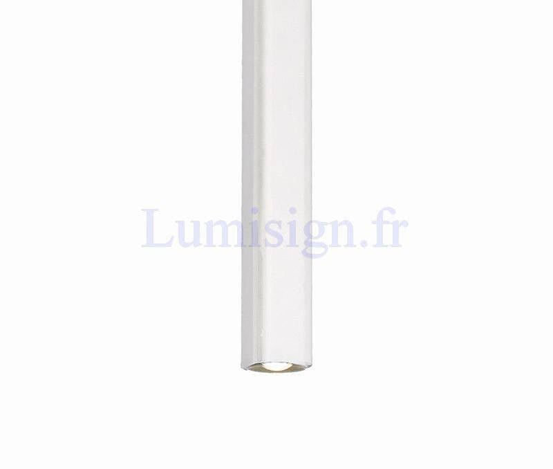 Suspension Suspension LED LISE blanche Faro Lumisign