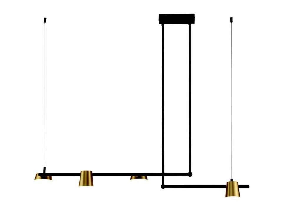 Suspension Suspension LED Zambelis 2035 or mat et noir Zambelis Lumisign