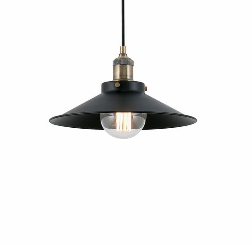 Suspension Suspension MARLIN-7L or vieilli et noir Faro Lumisign