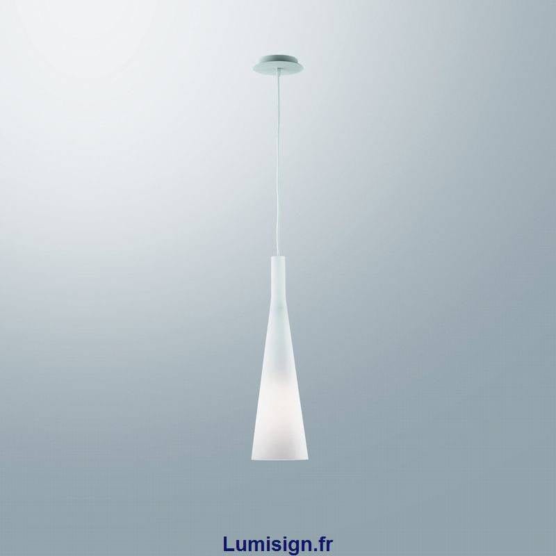 Suspension Suspension MILK-1 verre soufflé Idéal-lux Lumisign