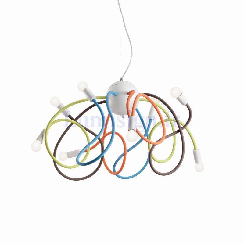 Suspension Suspension multicolore MULTIFLEX Idéal-lux Lumisign