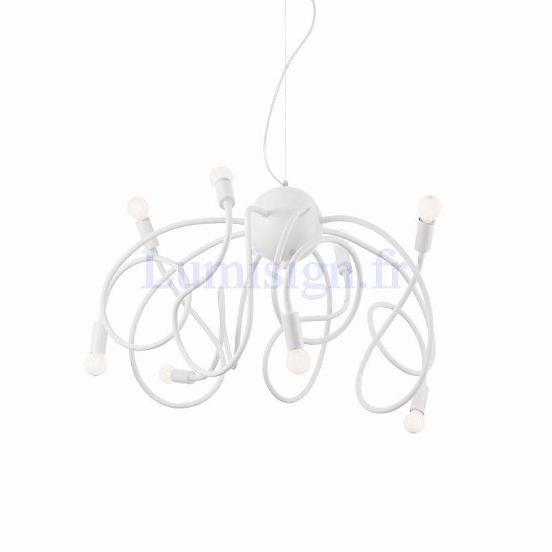Suspension Suspension MULTIFLEX-blanche Idéal-lux Lumisign