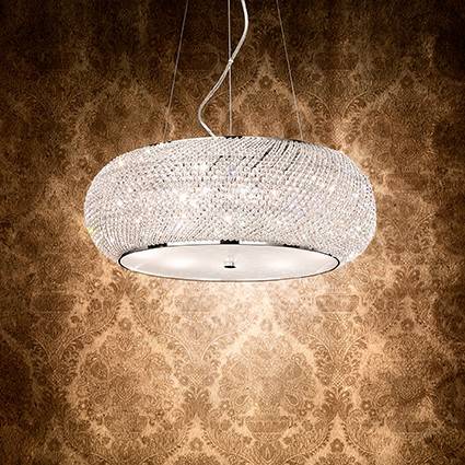 Suspension Suspension PASHA-SP10 Ø 550 chrome Idéal-lux Lumisign