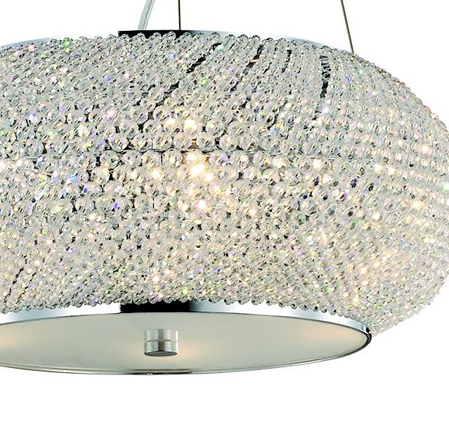 Suspension Suspension PASHA-SP6 Ø 450 chrome Idéal-lux Lumisign