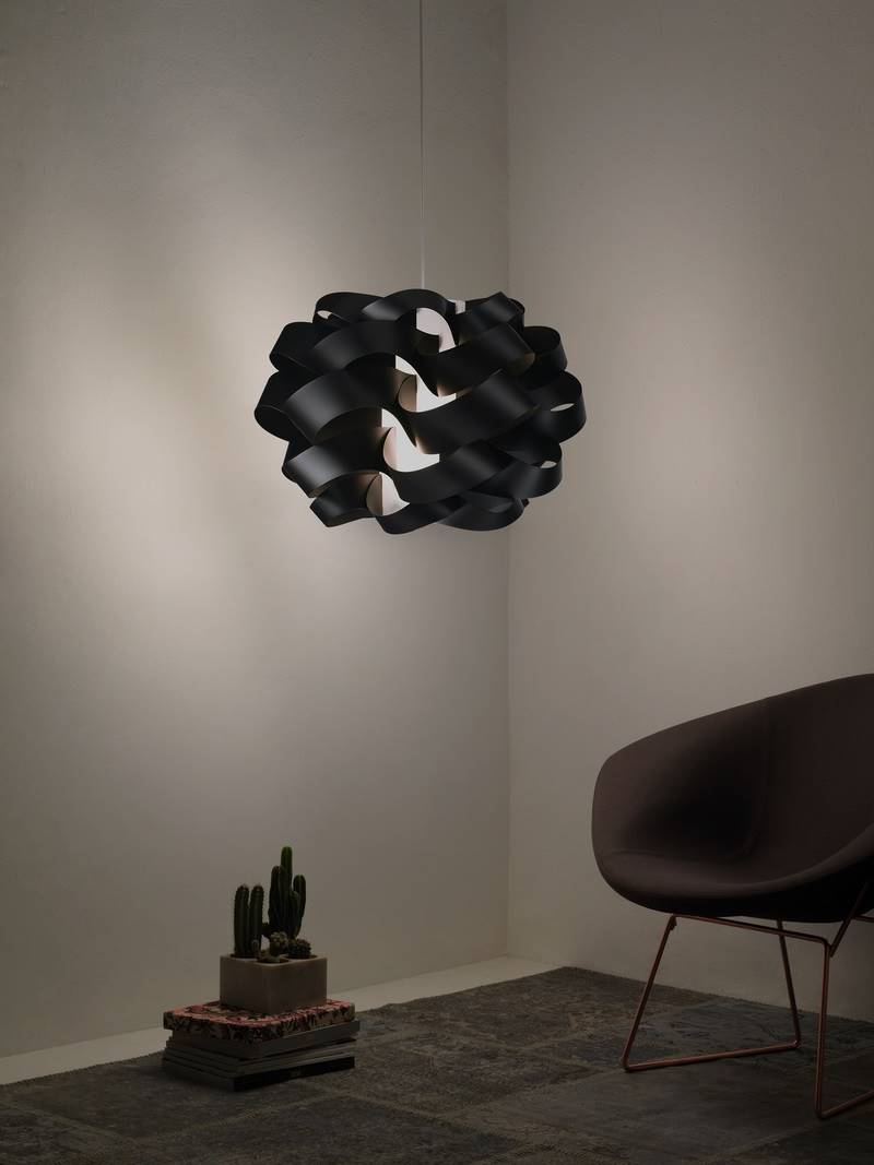Suspension Suspension polilux CLOUD noire Linéa-Zéro Lumisign