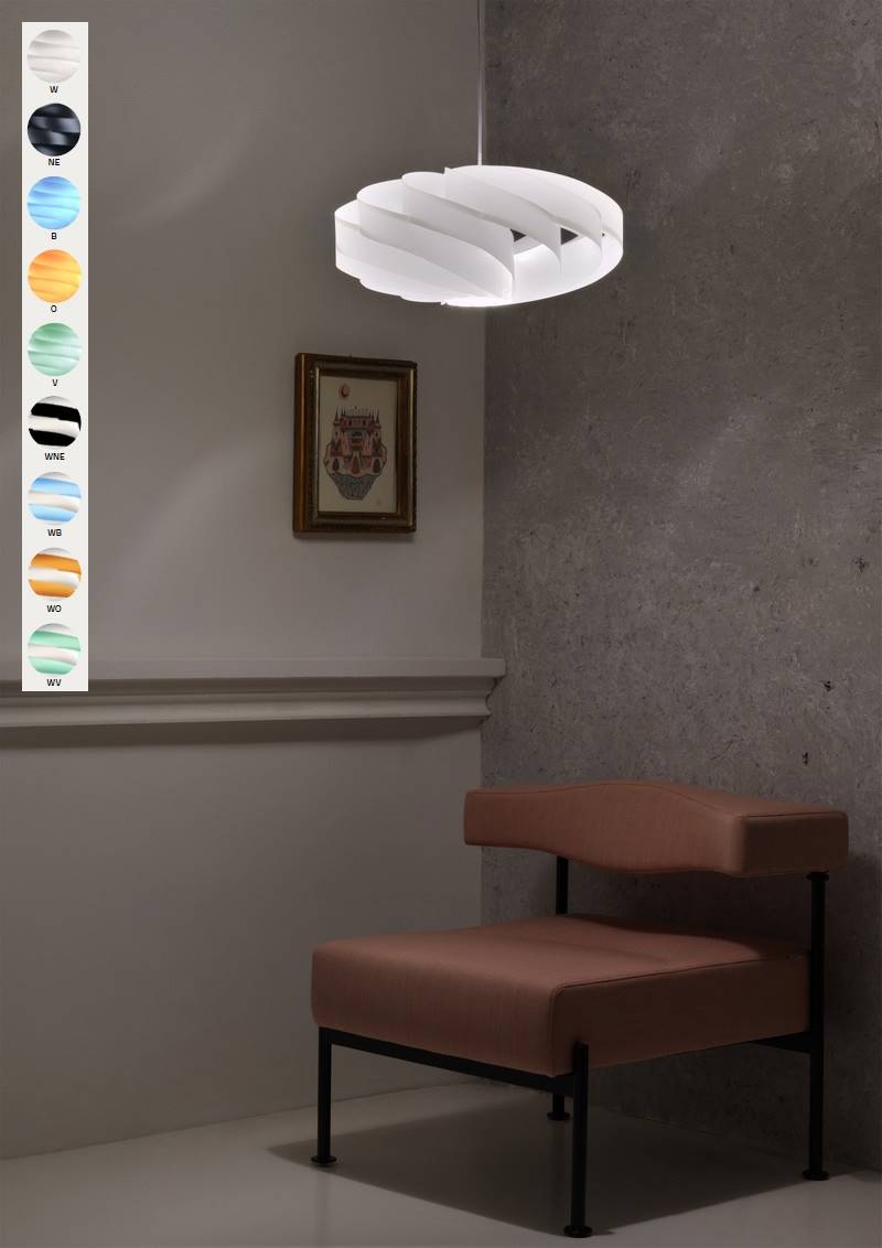 Suspension Suspension polilux FLAT Ø 500 Linéa-Zéro Lumisign