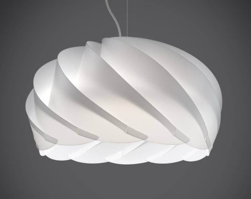 Suspension Suspension polilux HALF Ø 26, 42 ou 55 cm blanche Linéa-Zéro Lumisign