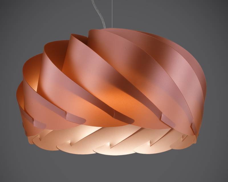 Suspension Suspension polilux HALF Ø 26, 42 ou 55 cm cuivre Linéa-Zéro Lumisign