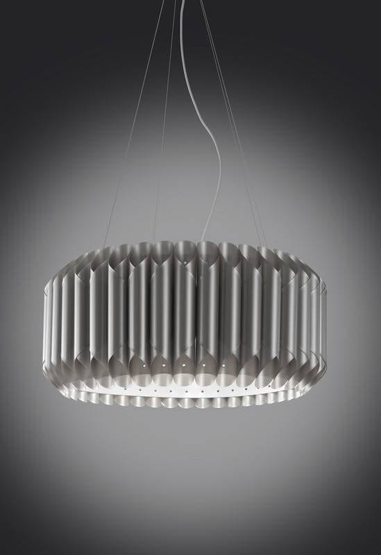 Suspension Suspension polilux LOUISE Ø 50 ou 60 cm argent Linéa-Zéro Lumisign