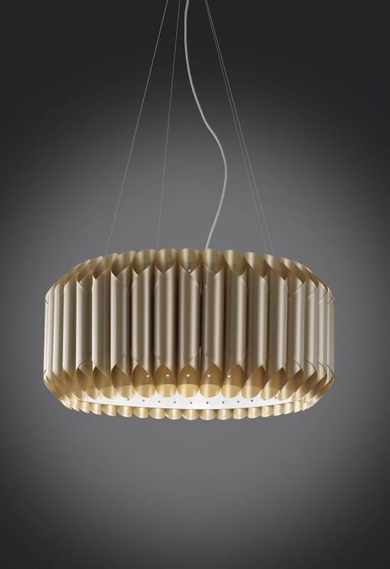 Suspension Suspension polilux LOUISE Ø 50 ou 60 cm or Linéa-Zéro Lumisign