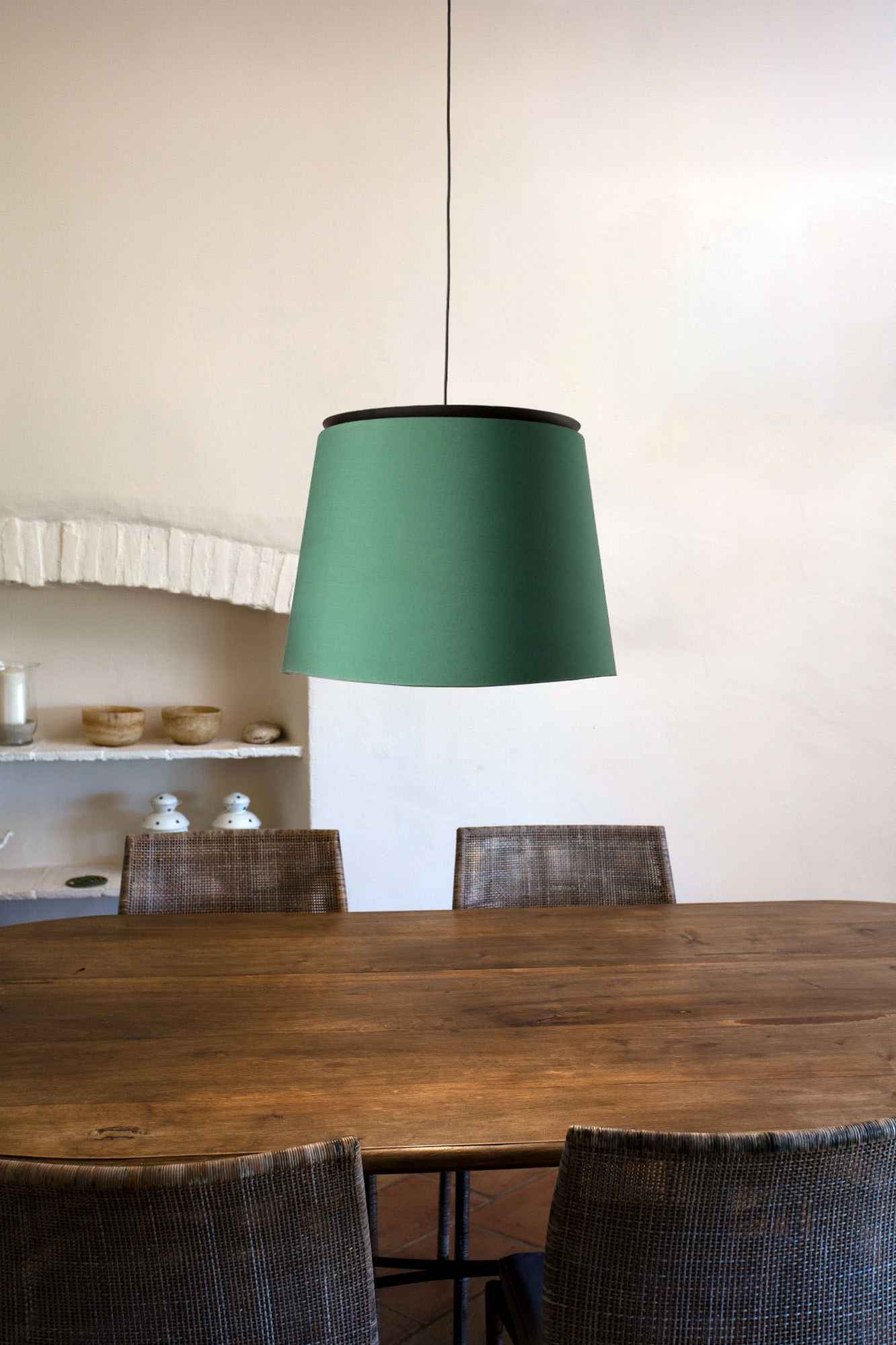 Suspension SAVOY noire et verte