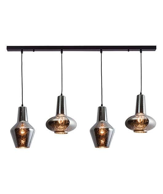 Suspension Suspension verre chrome Zambelis-17151 4L Zambelis Lumisign