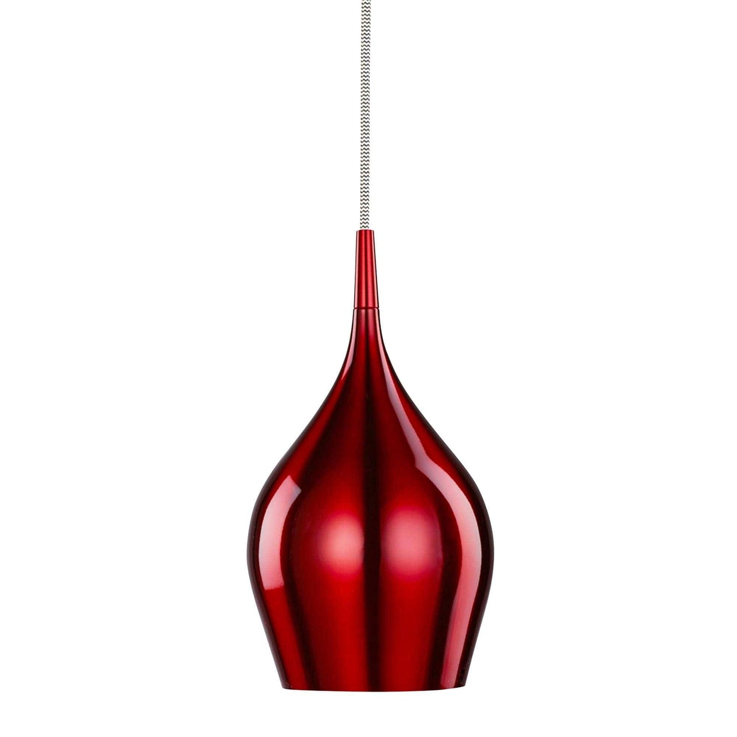 Suspension Suspension VIBRANT rouge métallisé Ø 120 mm Marque Searchlight Lumisign