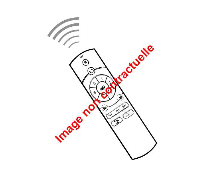 Télécommande pour ventilateur de plafond EASY - Lumisign