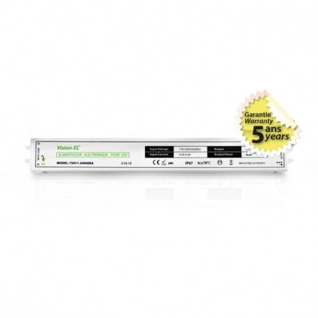 Transformateur led Transformateur électronique 24 volts IP67 40W pour LED Miidex Lumisign