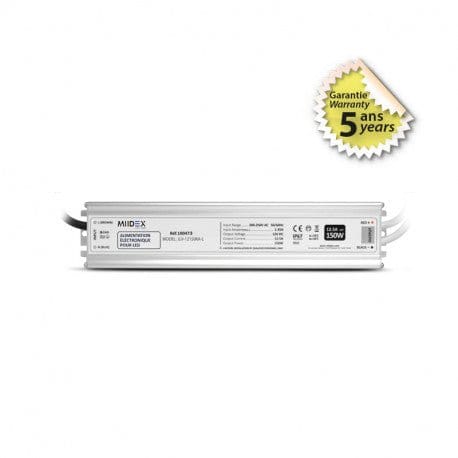 Transformateur électronique IP67 150W pour LED Miidex Lumisign