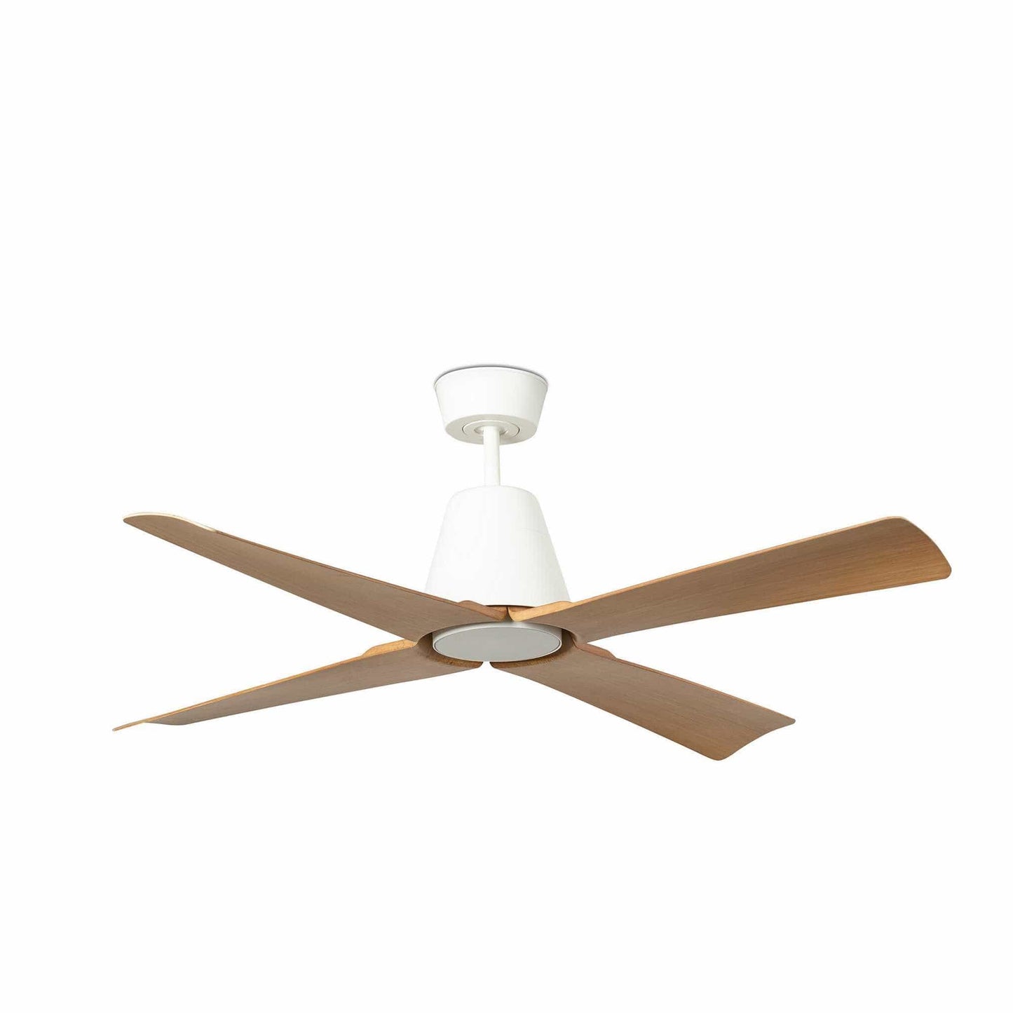 ventilateur de plafond Ventilateur de plafond avec lampe TYPHOON-M blanc/bois Faro Lumisign