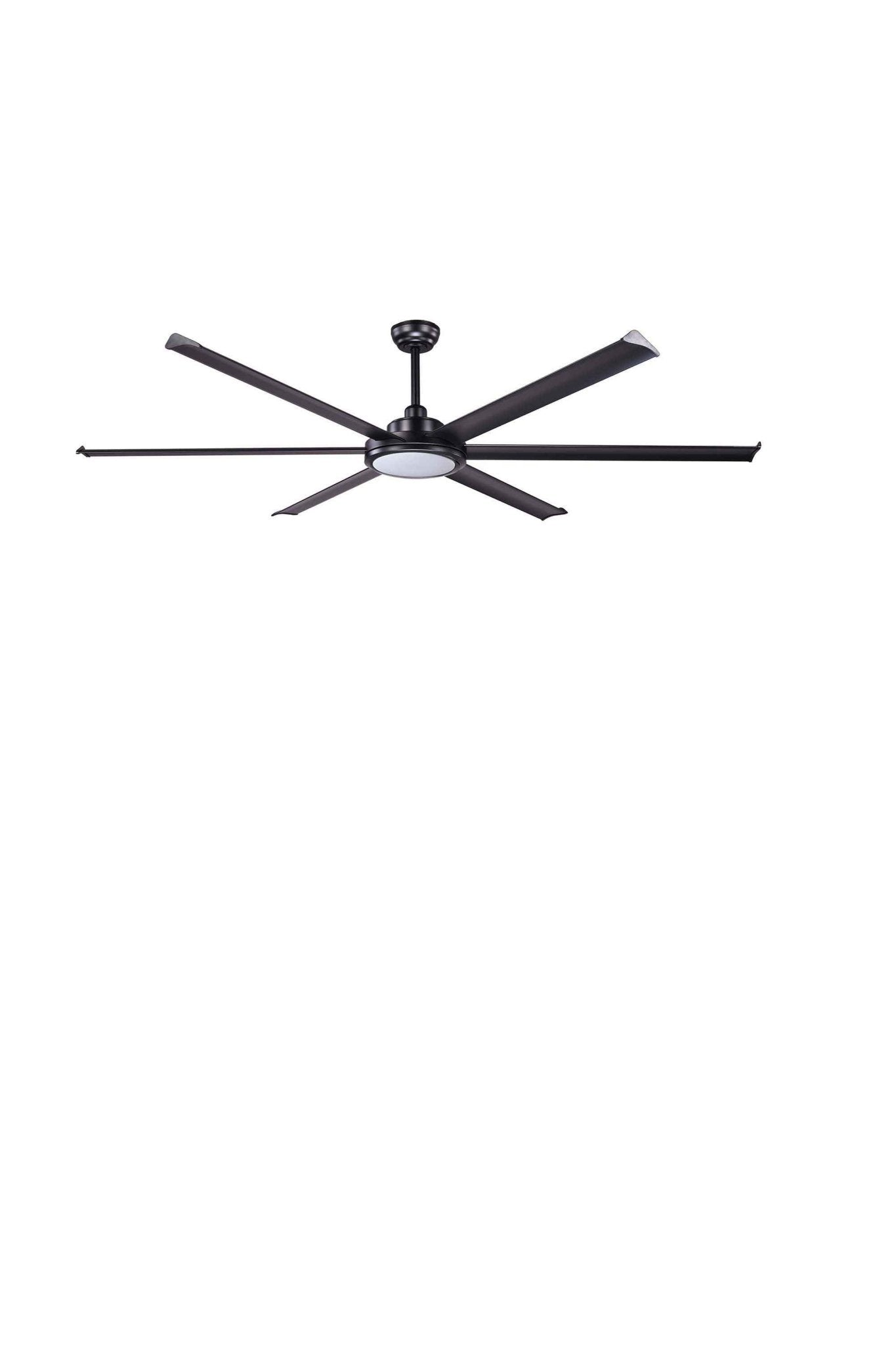 Ventilateur de plafond avec luminaire ROTTERDAM XL noir Ø 200 cm