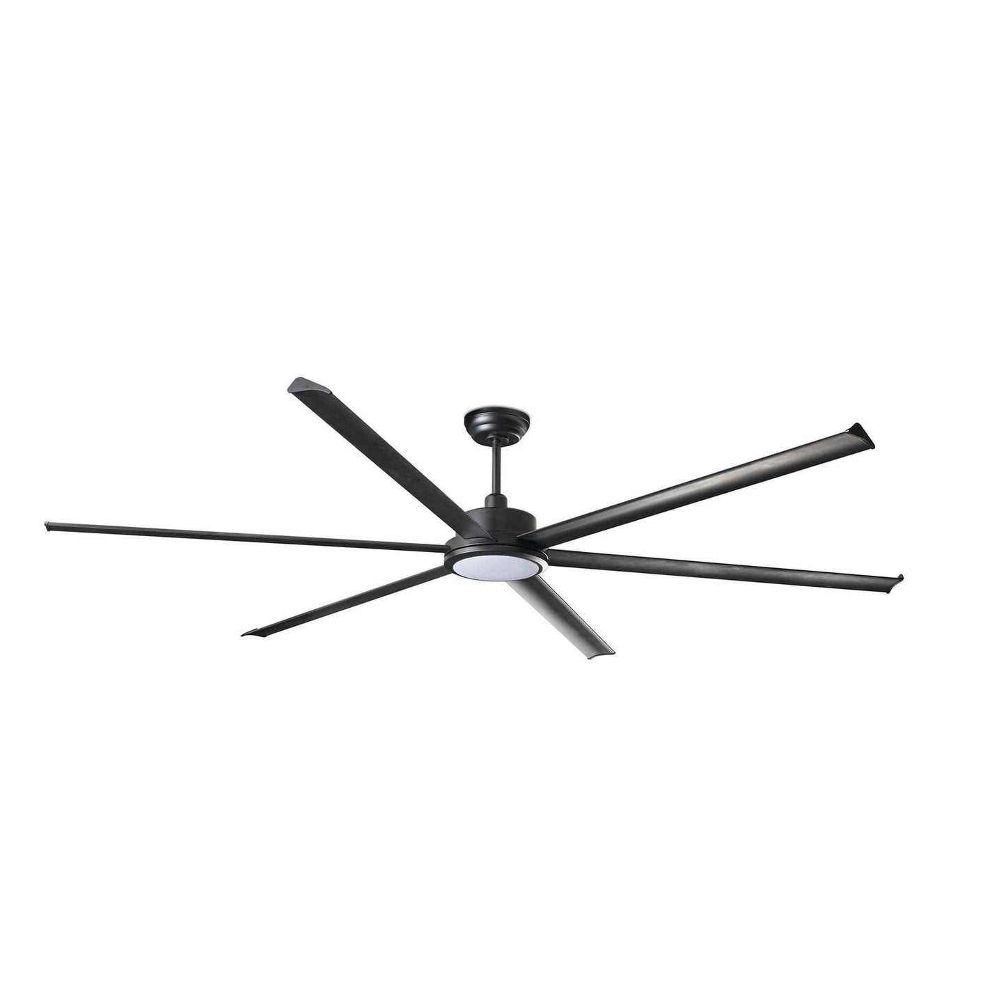Ventilateur de plafond avec luminaire ROTTERDAM XXL noir Ø 250 cm