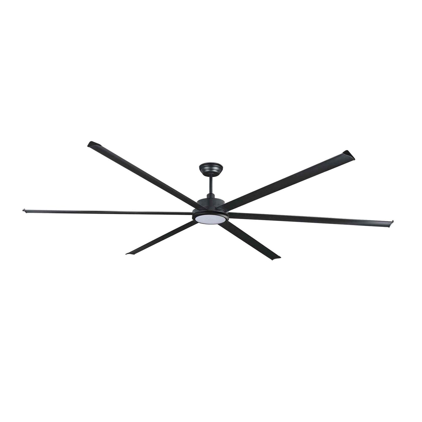 Ventilateur de plafond avec luminaire ROTTERDAM XXL noir Ø 300 cm