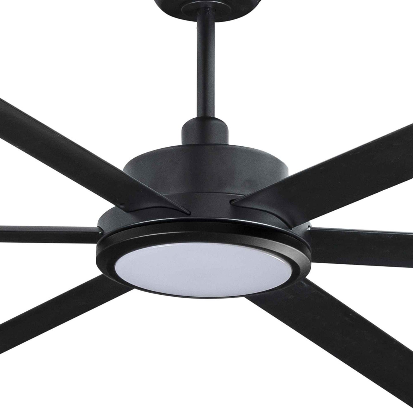 Ventilateur de plafond avec luminaire ROTTERDAM XXL noir Ø 300 cm