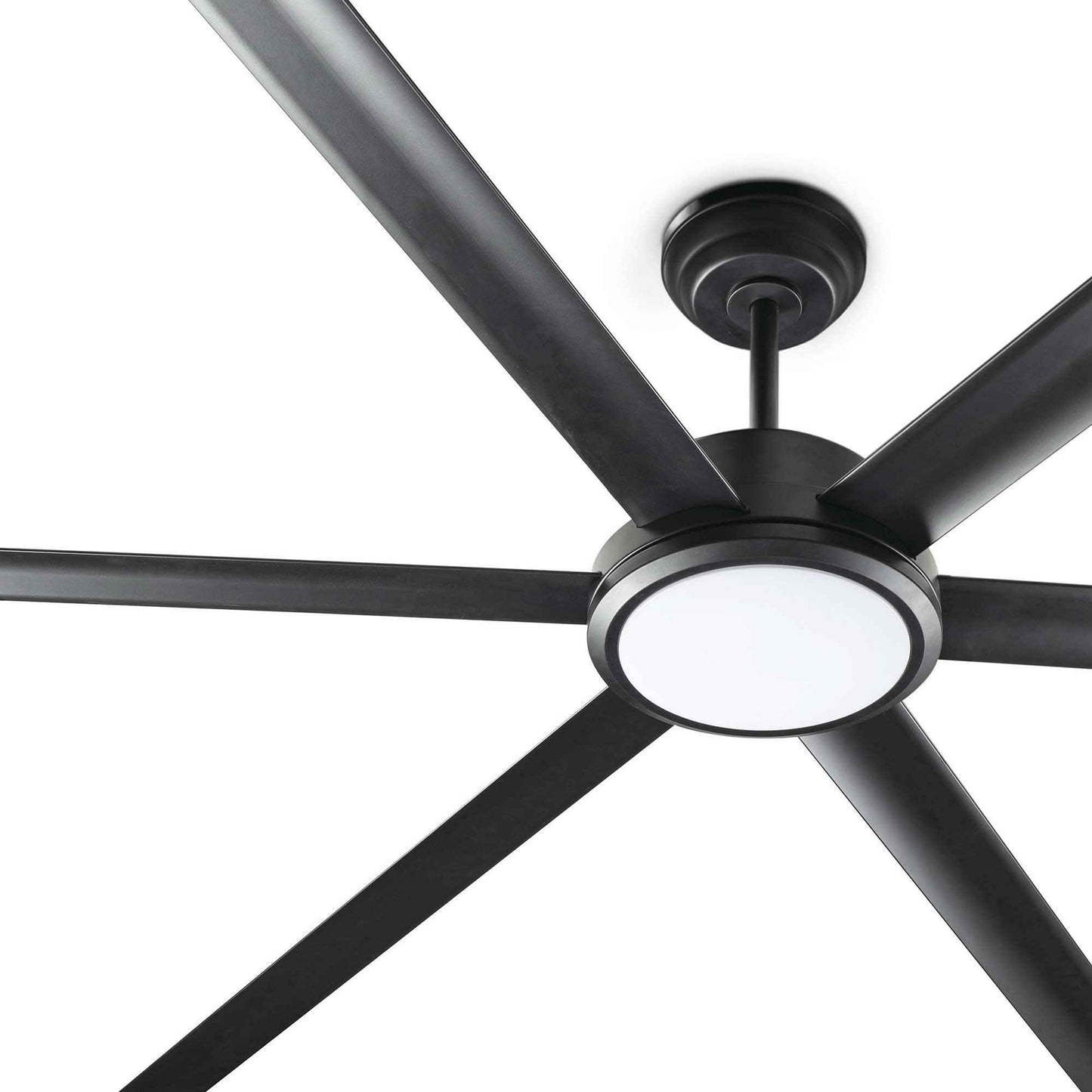 Ventilateur de plafond avec luminaire ROTTERDAM XXL noir Ø 300 cm