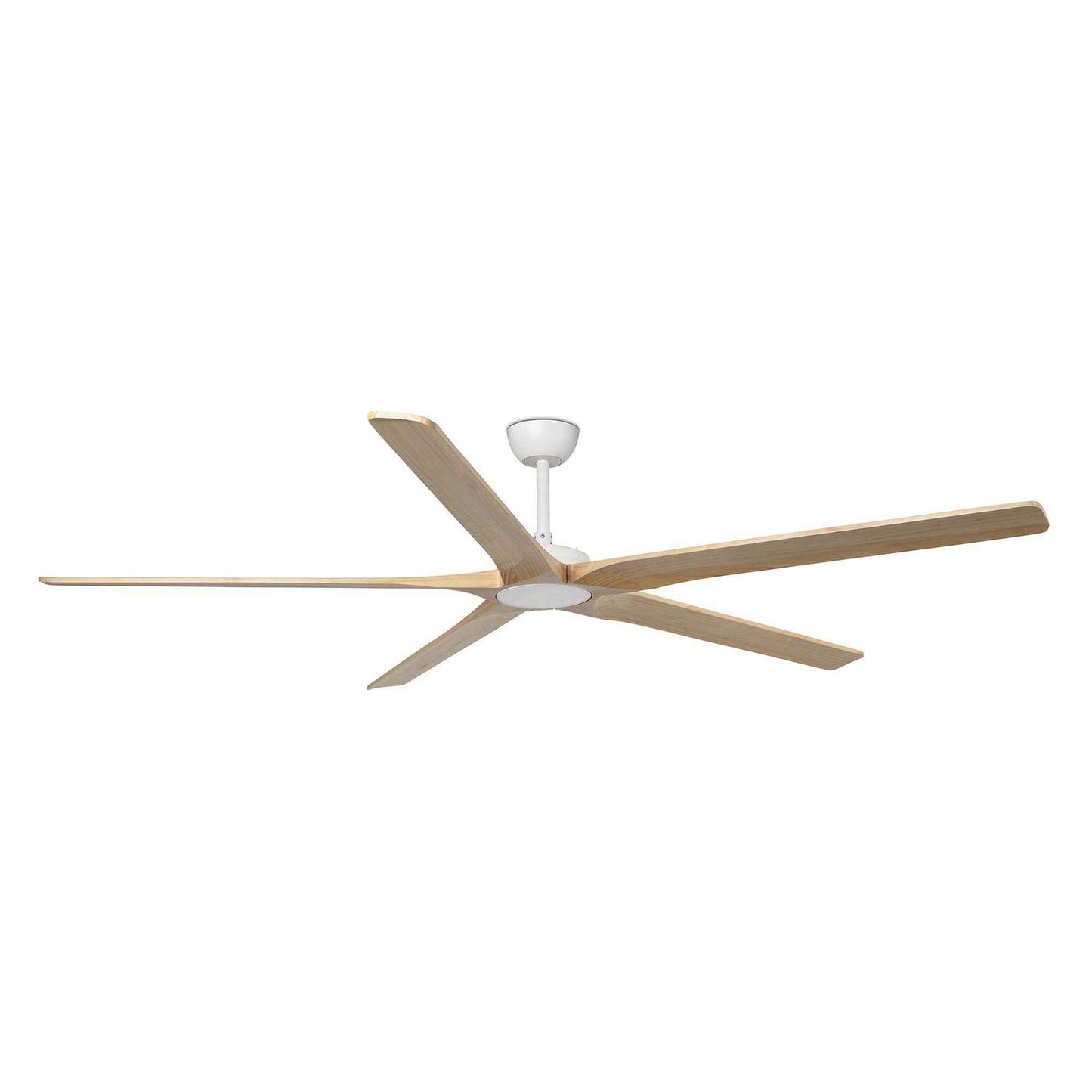Ventilateur de plafond BIGWOOD XL blanc pales en pin