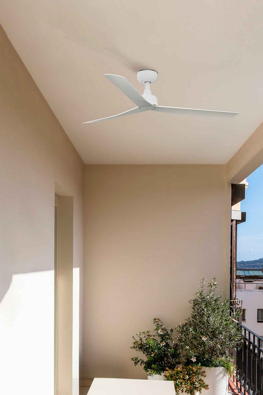 ventilateur de plafond blanc pour bord de mer