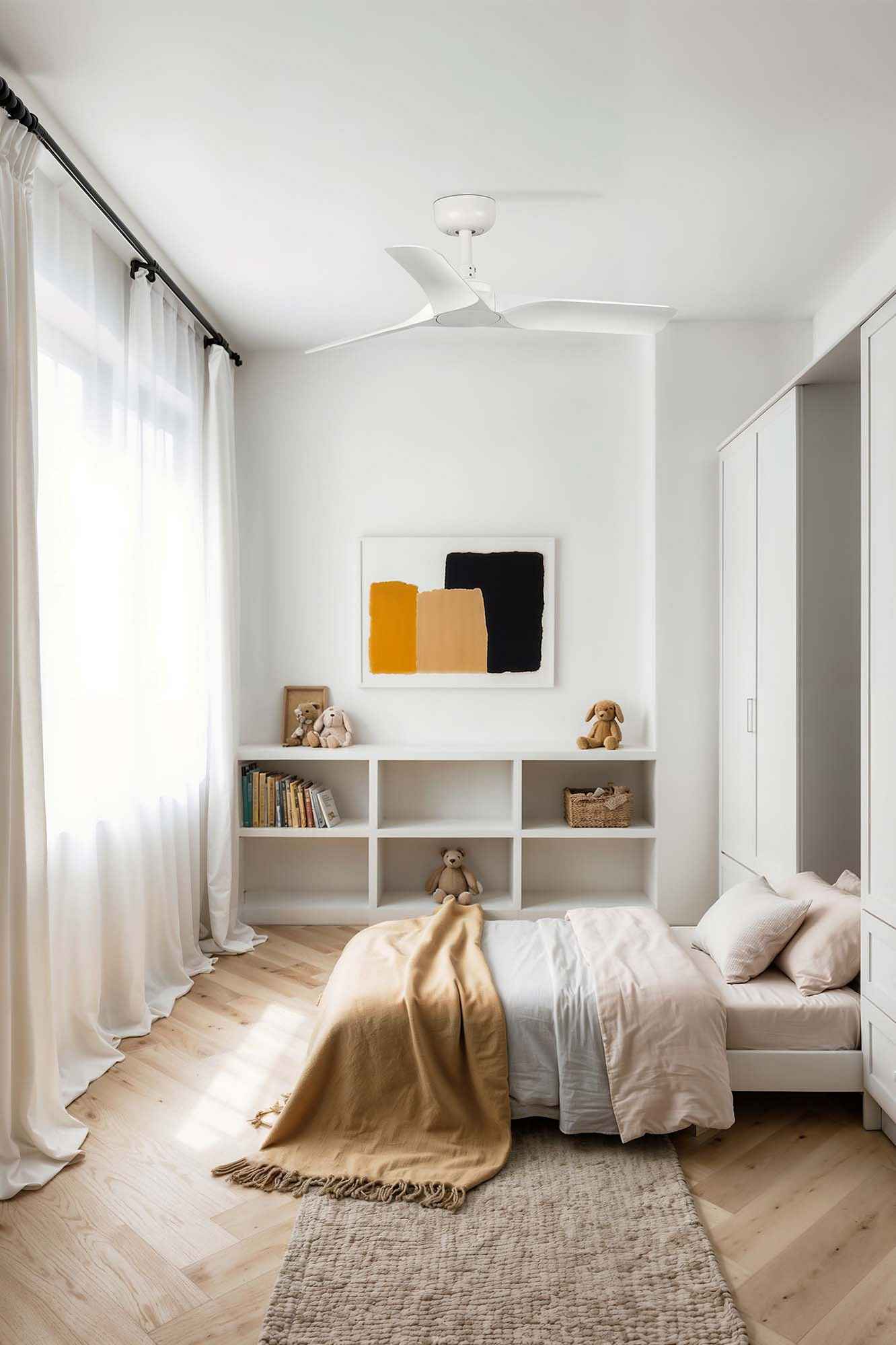 Ventilateur de plafond HEY blanc