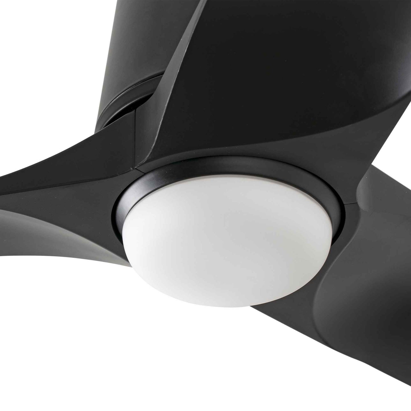 Ventilateur de plafond HEY TUB noir avec luminaire