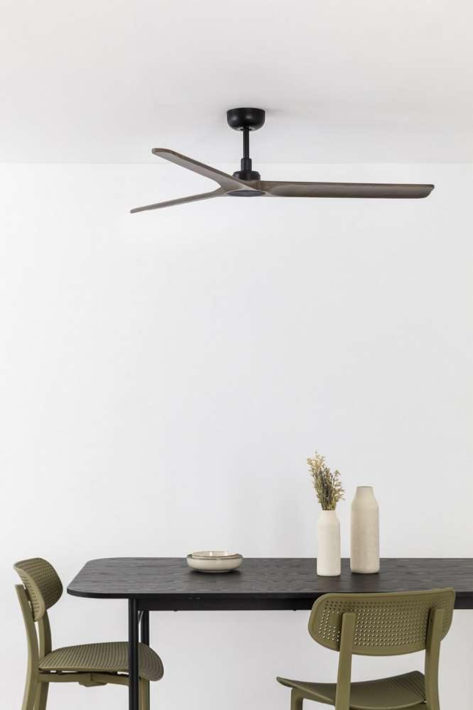 ventilateur de plafond Ventilateur de plafond HEYWOOD noir Faro Lumisign