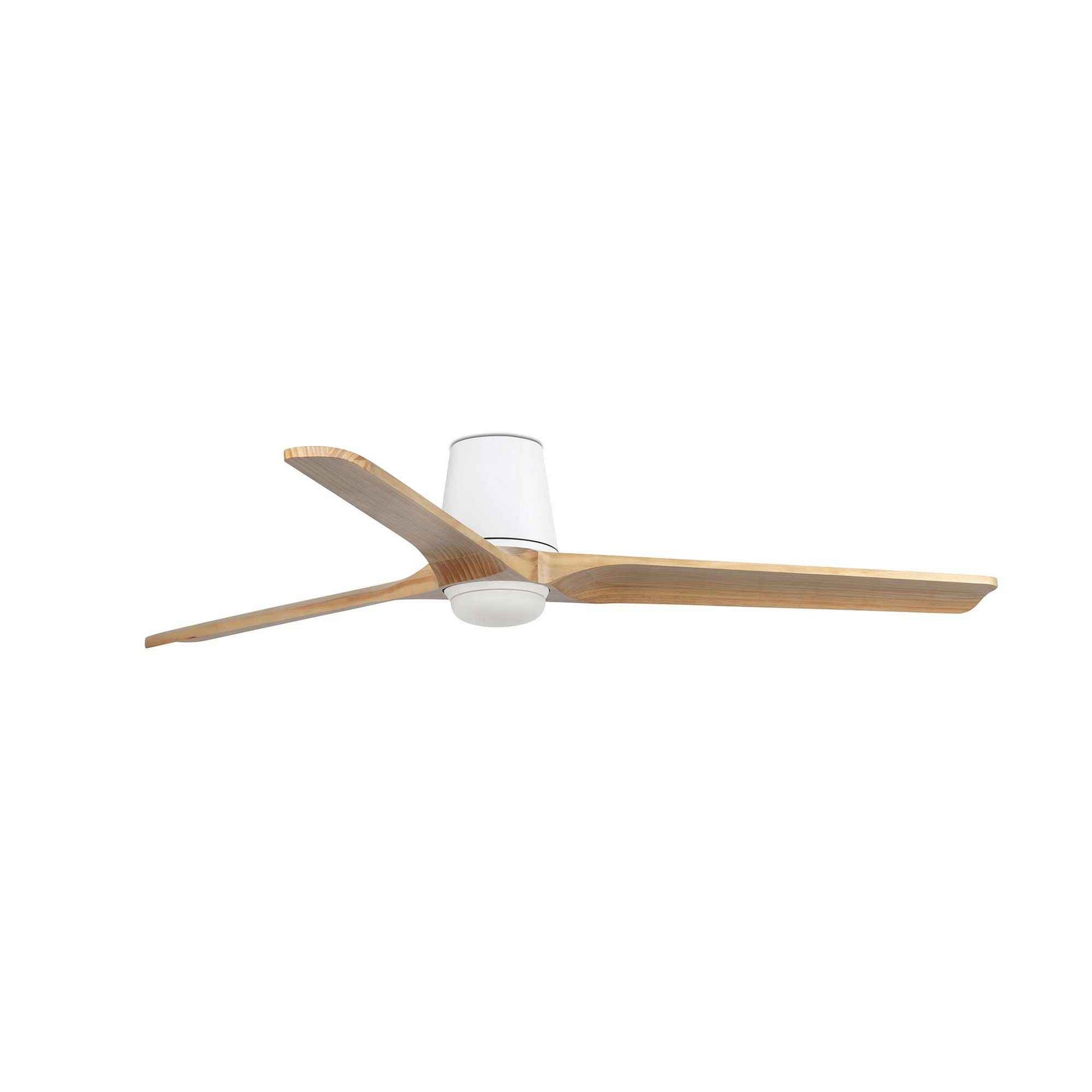 Ventilateur de plafond avec luminaire HEYWOOD TUB Ø 1320 blanc - Lumisign