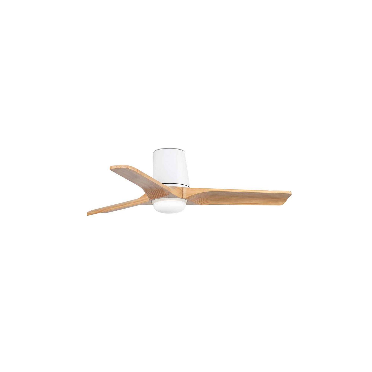 Ventilateur de plafond HEYWOOD TUB S blanc avec luminaire