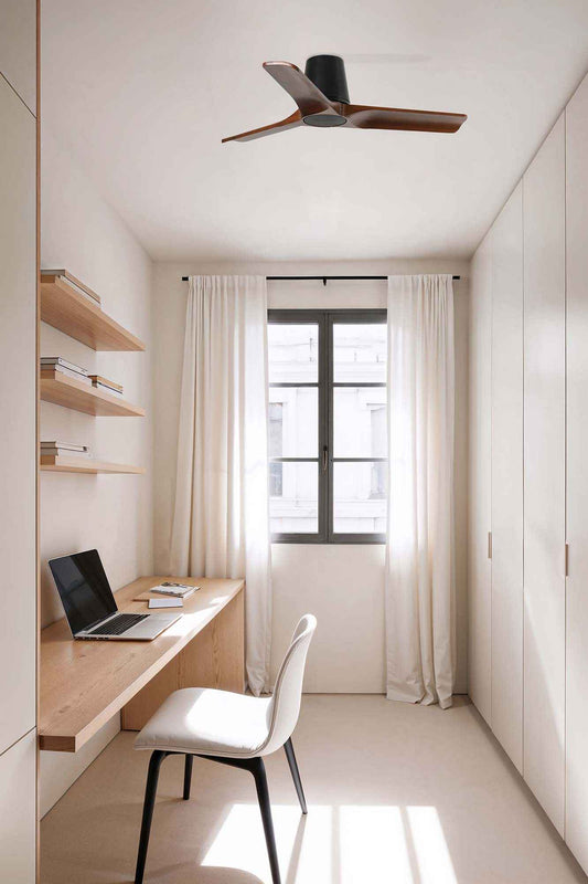 Ventilateur de plafond HEYWOOD TUB S noir