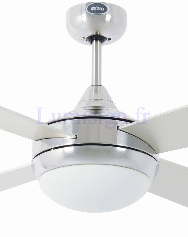 ventilateur de plafond Ventilateur de plafond ICARIA nickel mat Faro Lumisign