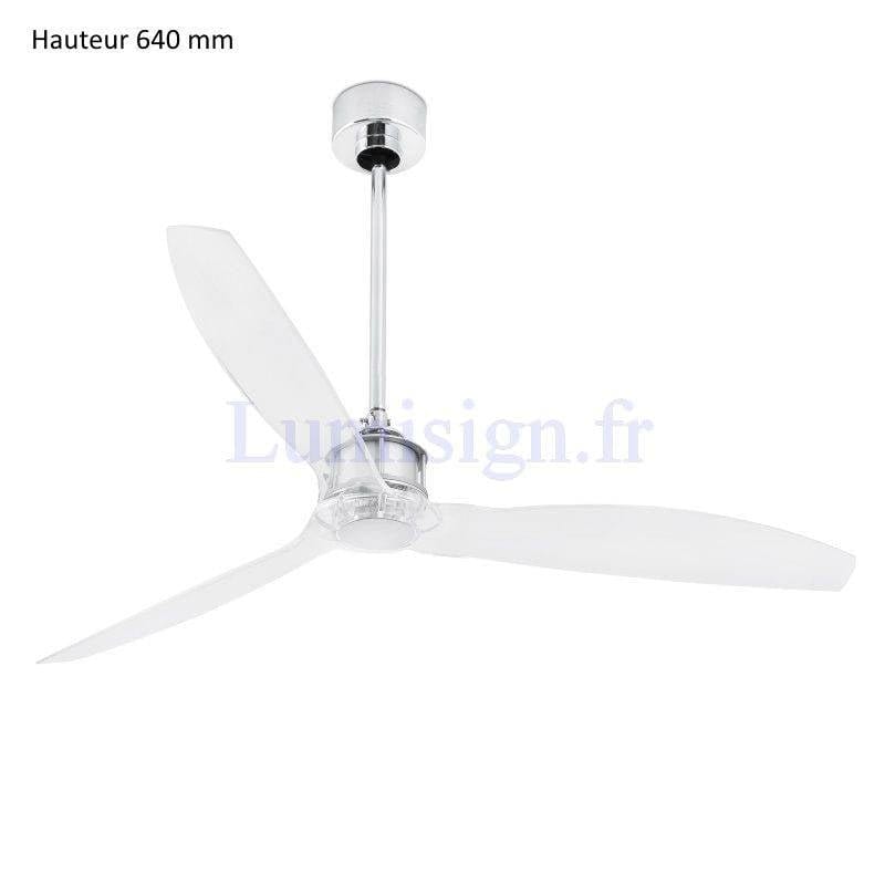 ventilateur de plafond Ventilateur de plafond JUST FAN été hiver avec télécommande Faro Lumisign