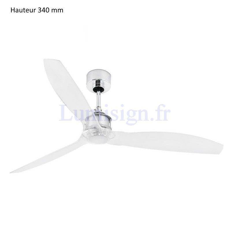 ventilateur de plafond Ventilateur de plafond JUST FAN été hiver avec télécommande Faro Lumisign